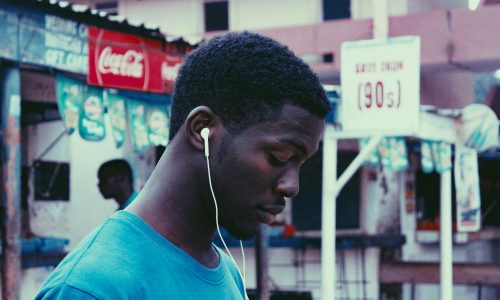 Man enjoying Element Headphones